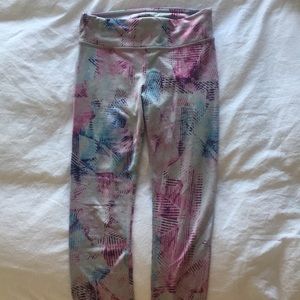 Athleta girl printed leggings size 12